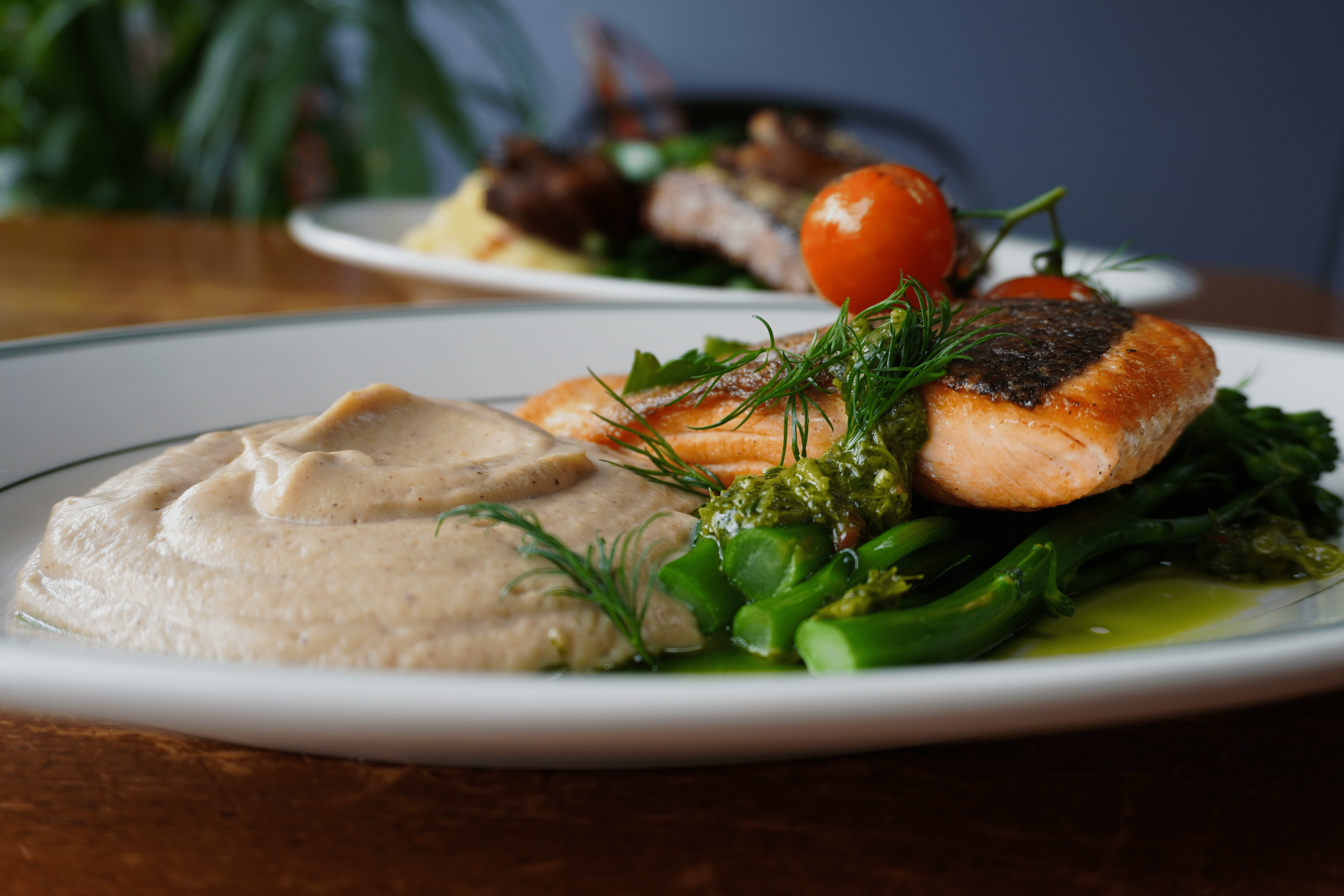 Fresh breakfast spread